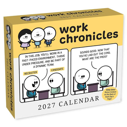 Work Chronicles 2027 Day-to-Day Calendar