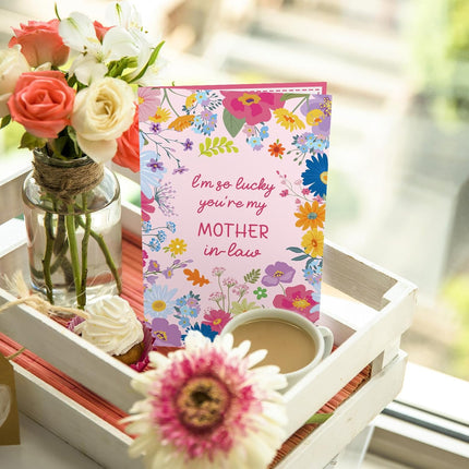 Heartfelt Mother In Law Mother’s Day Card, Thank You Card for Mother In Law, Mother's Day Gift