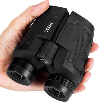 12x25 Compact Waterproof Binoculars for Adults and Kids