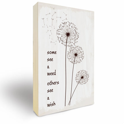 Everyday is a Gift Rustic Wooden Block Sign, 5x3 Inch Positive Inspirational Wood Plaque, Farmhouse Home Decor for Desk Tabletop Shelf, Housewarming Christmas Gift for Friends Family - A14