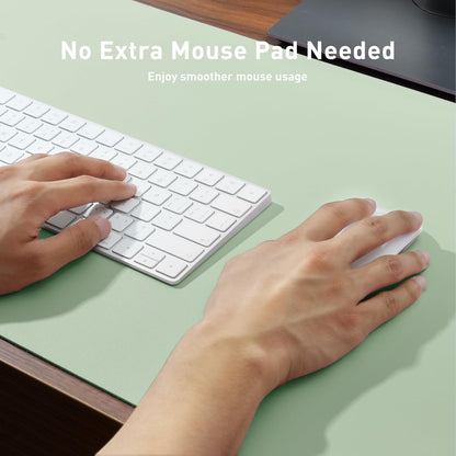 Large PU Leather Desk Pad Protector - Non-Slip Mouse Pad & Writing Mat for Office/Home, Waterproof, Easy - photo 3