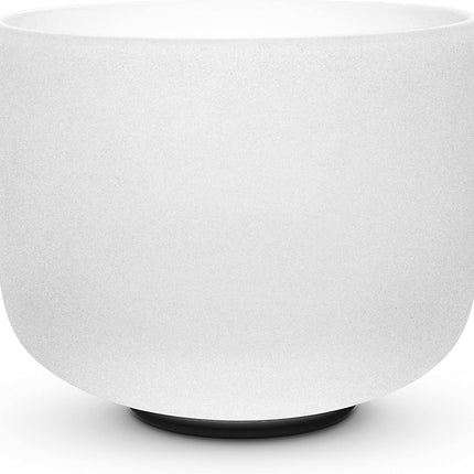 TOPFUND C Note Crystal Singing Bowl Root Chakra 8 inch with Suede Mallet