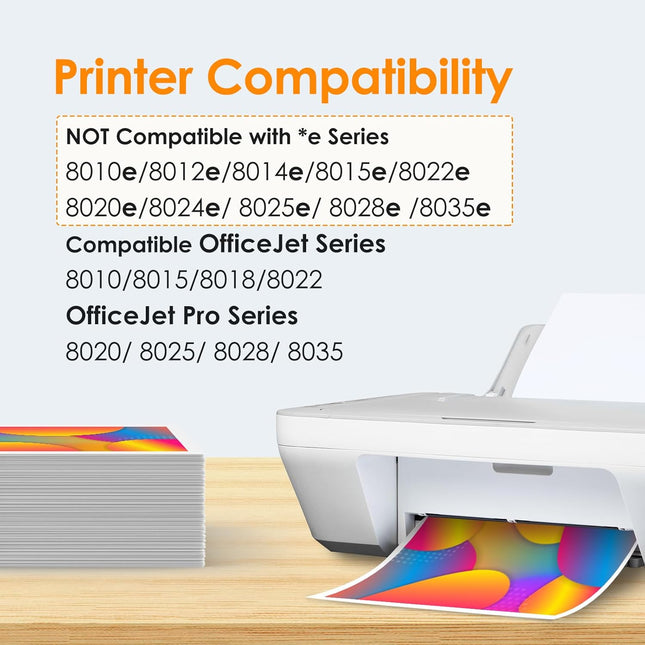910XL Ink Cartridges for HP Printers Compatible for HP 910XL Ink Cartridges