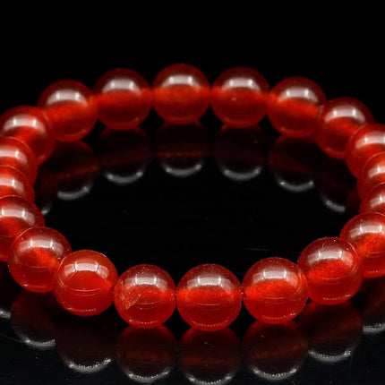 Natural Gemstone Beaded Stretch Bracelet for Men & Women | Handmade 8mm Stone Jewelry | Zodiac Chakra Elastic Bracelet | Meaningful Gift Collection