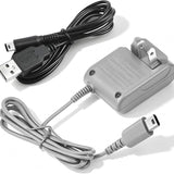 DS Lite Power Charger Wall Plug Adapter with USB Charging Cable