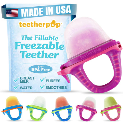 Fillable Freezer Teethers for Babies -Made in USA- Teething Relief - photo 16