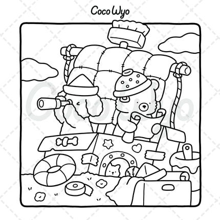 Little Cuddles: Coloring Book for Adults and Teens Featuring Cute Animal Friends for Relaxation (Cozy & Cute Coloring)