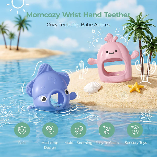 Food Grade Silicone Baby Teether & Teething Mitten