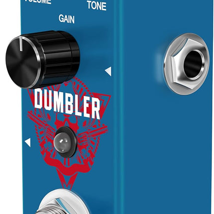 Amuzik Guitar Dumbler Effect Pedal for Electric Guitar Analog Dumbler Effects Pedals with Amp simulator Effect Overdrive Pedals of Ture Bypass