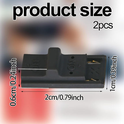 2pcs RCM Jig Clip, Plastic Switch RCM Loader Jig Short Circuit Tool Recovery Accessories Compatible with Switch Console
