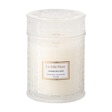 Eucalyptus Sage Fresh Scented Candles for Home, 19 oz Soy Wax