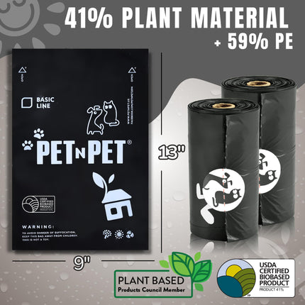Dog Poop Bags Rolls, 1080 Count, Large, Leak Proof, Unscented - photo 2