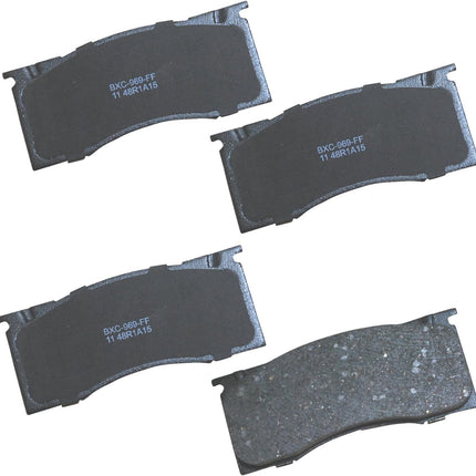Bendix Premium SBC11 Ceramic Front Brake Pads for Select Models Dodge Dart,Ford Fairlane,Falcon,Sedan Delivery,Mustang,Ranchero,Mercury Comet,Cougar,Cyclone,Plymouth Barracuda,Duster,Scamp,Valiant