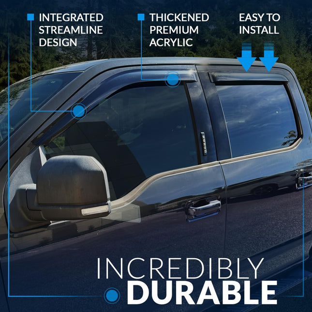 Car Rain Guard and Sunroof Accessory