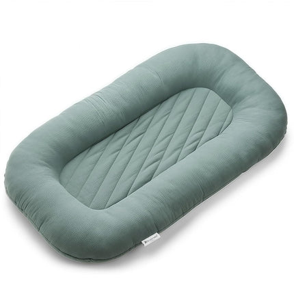 Oversize Baby Lounger for Newborn - 0-12 Months Infant Lounger Breathable Cotton Baby Nest Lounger Playtime Mat for