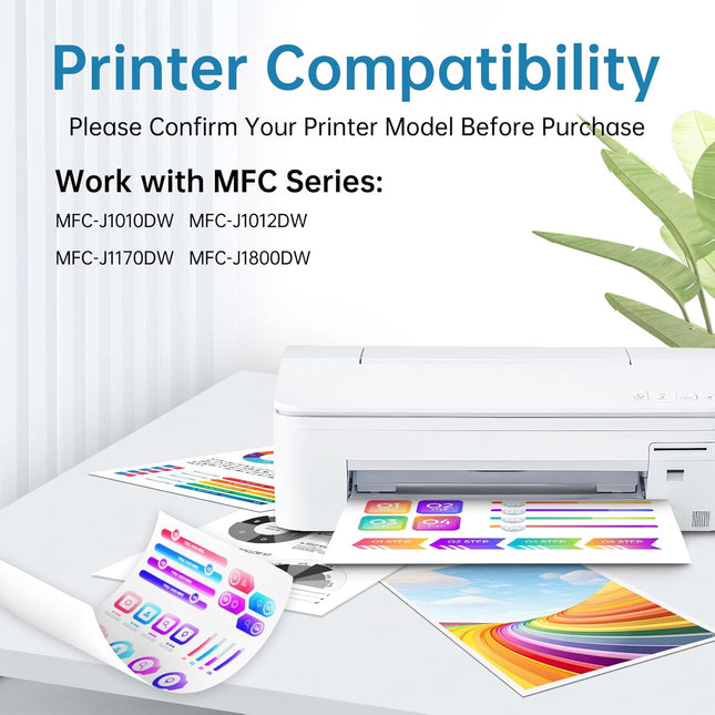 LC401XL LC401 Ink Cartridges for Brother Printer MFC-J1010DW LC 401XL 401 XL