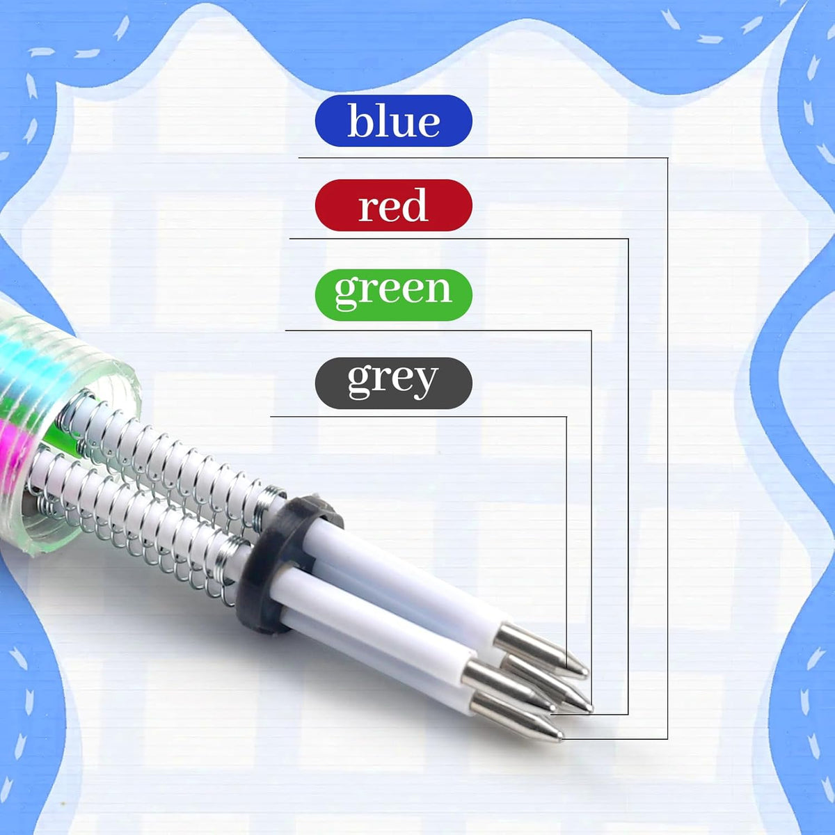 20-Piece Mini 4-in-1 Multicolor Ballpoint Pens Set - photo 3