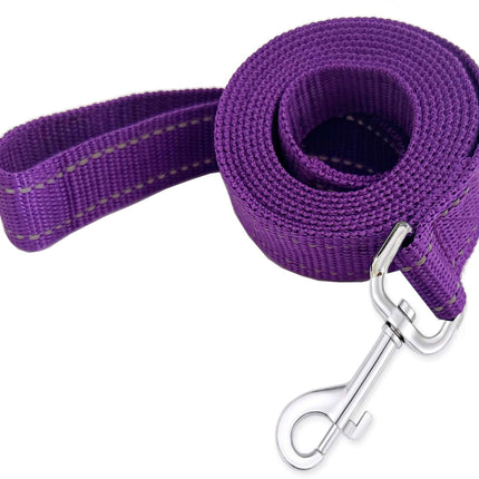 Nylon Dog Training Leash, Traction Rope, 4Ft /5 Foot /6 Feet Long, 5/8 inch 3/4 Inch 1 Inch Wide, for Small and Medium Dogs