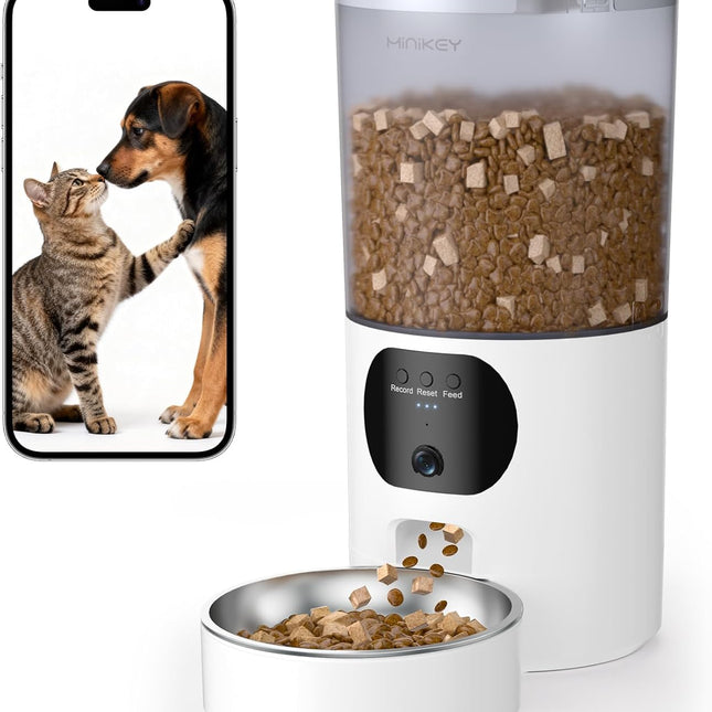 Automatic Cat Feeder with 2K Camera
