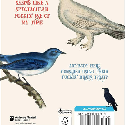 Effin' Birds 2027 Monthly/Weekly Planner Calendar