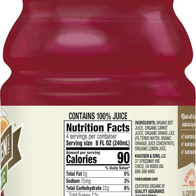 Organic Beet Carrot Orange Juice