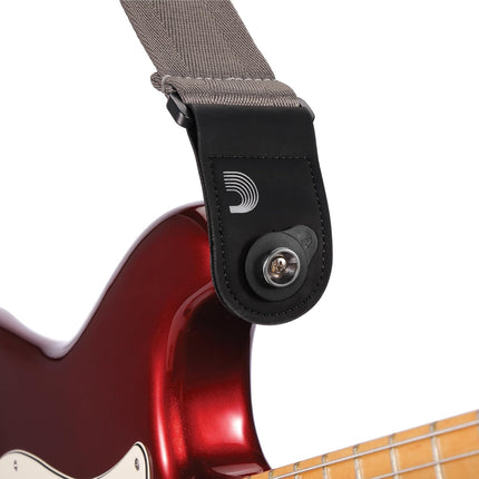 D'Addario Flex Lock Strap Blocks - Locks Straps In Place - Protect Your Instrument with No Modifications or Hardware - Easy to Attach - Set of 4 Blocks - Black