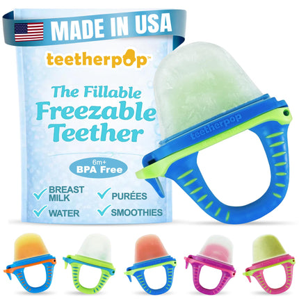 Fillable Freezer Teethers for Babies -Made in USA- Teething Relief