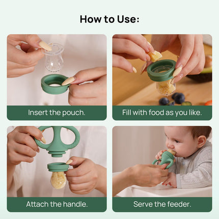 Easyhold Baby Fruit Food Feeder, Teething Relief & Frozen Teether - photo 8