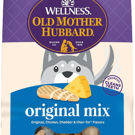 Wellness Old Mother Hubbard Classic Original Mix Dog Biscuits, Natural Training Treats, 4 Flavors, Small Size, 20 oz Bag