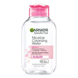 Micellar Cleansing Water, All-in-1 Makeup Remover and Facial Cleanser, For All Skin Types, 3.4 Fl Oz (100mL), 1 Count (Packaging May Vary)