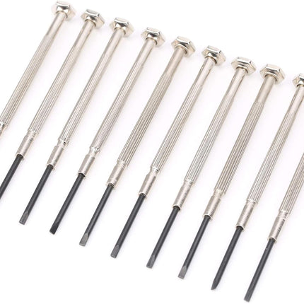 Professional Screwdriver Repairing Tools Set, 10pcs, Stainless Steel for Flute Clarinet Saxophone - High Durability, Ideal for Wind Instrument Maintenance