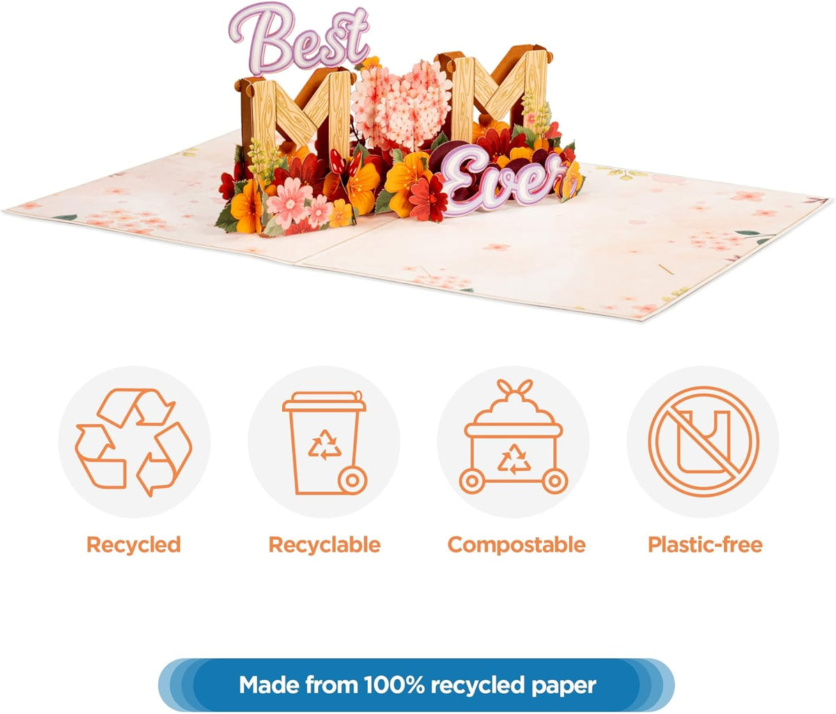 3D Mother's Day Pop-Up Card, Best Mom Ever - photo 4