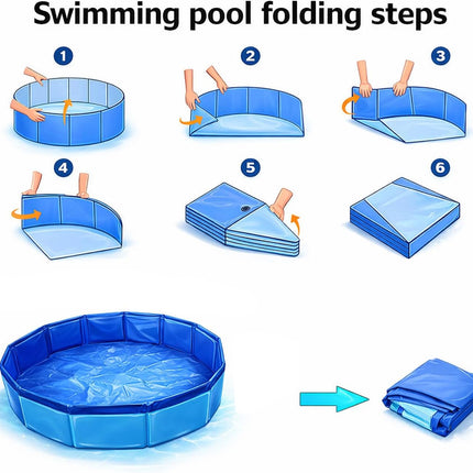 6Pcs Bearded Dragon Pool – Foldable Reptile Bathtub & Towel (Large or Medium Size), Bath Brush, Spray Bottle & Plastic Tweezers for Bearded Dragons, Bearded Dragon Bath Accessories (Large)