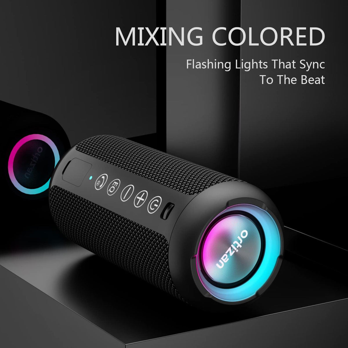 Portable Bluetooth Speaker (1nd Gen), IPX7 Waterproof, Wireless, Big Sound and Deep Bass, TWS Pairing - photo 2