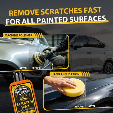Car Scratch Remover for Vehicles – Scratch Repair Wax & Polishing Compound, Removes Light Scratches, Swirls & Scuffs, Car Paint Restorer, Safe for Cars, SUVs, Trucks & Motorcycles 100ML