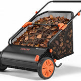 Push Lawn Sweeper 26 in Leaf & Grass Collector 7 cu. ft. Hopper Bag