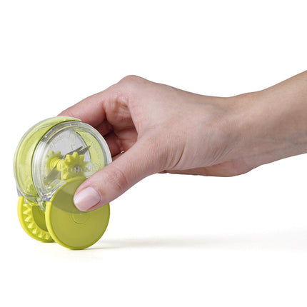 GarlicZoom Garlic Chopper Mincer Stainless Steel Blade Green