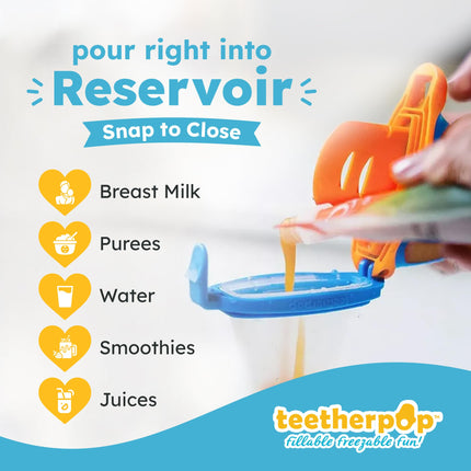 Fillable Freezer Teethers for Babies -Made in USA- Teething Relief - photo 3