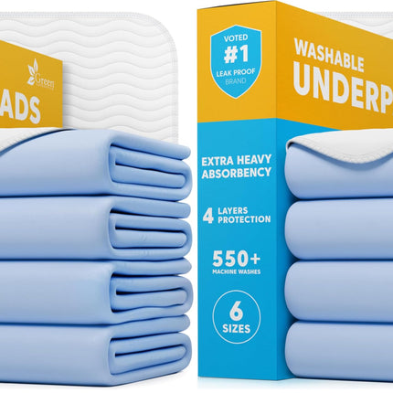 4 Pack Washable Pee Pads for Dogs 34"x36", Waterproof Puppy Pee Pads - photo 9
