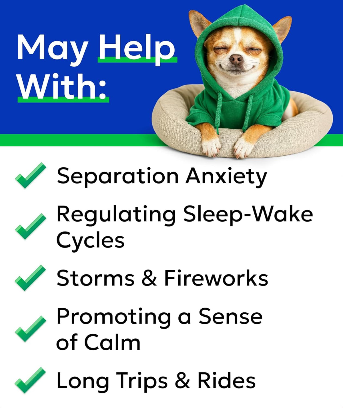 Advanced Calming Hemp Treats for Dogs - Hemp Oil + Melatonin - photo 3