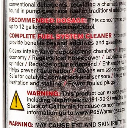 Red Line 60102 SI-1 Complete Fuel System Cleaner, Cleans and Prevents Corrosion in Fuel Systems, Cleans Injectors, Carburetors, Valve and Combustion Chamber Deposits - (1 Pack - 4 oz)