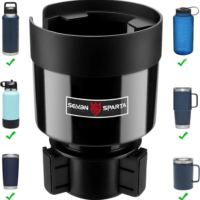 Car Cup Holder Expander with Adjustable Base