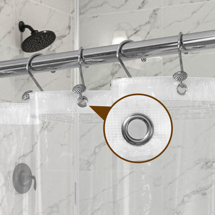 Oeko-tex Certified Shower Curtain Liner Standard Size, Clear