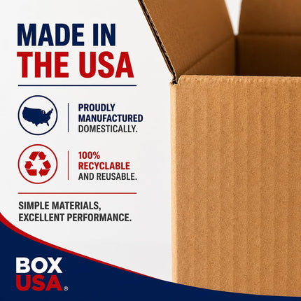 Cajas de mudanza resisten 65lbs, 18"L x 14"W x 12"H (paquete de 10) medianas - caja de cartón corrugado para envío, correo, empaque, embalaje y almacenamiento
