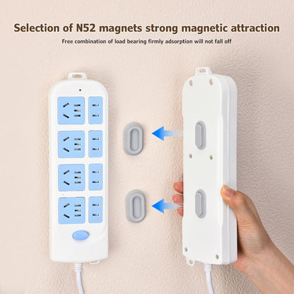 Magnetic Remote Control Holder Wall Mount - 4 Pcs No Drill Self-Adhesive Organizer for Air Conditioner & - photo 4