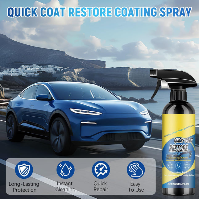 2Pcs Nano Quick Coat Restore Coating Spray,2026 New Advanced Automobile