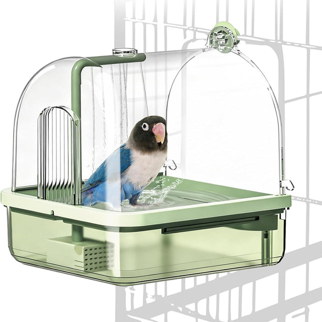 Automatic Bird Baths for Cage,Automatic Parakeet Bath with Pump