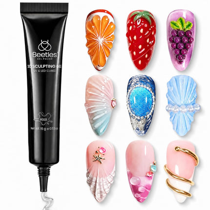 Fortalecimiento y crecimiento de uñas, esmalte de uñas rosa, tratamiento de cuidado de uñas