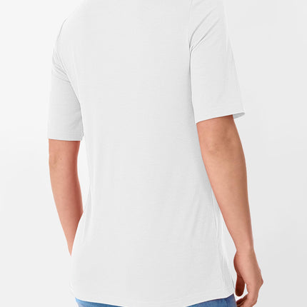 Womens Half Sleeve Tops Crewneck Shirts Basic Fit Work Tee