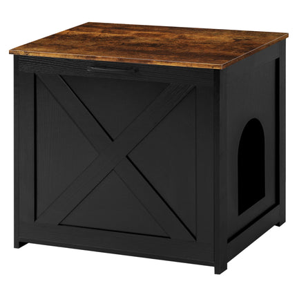 Cat Litter Box Enclosure, Hidden Litter Box Furniture, 23.6 Inches